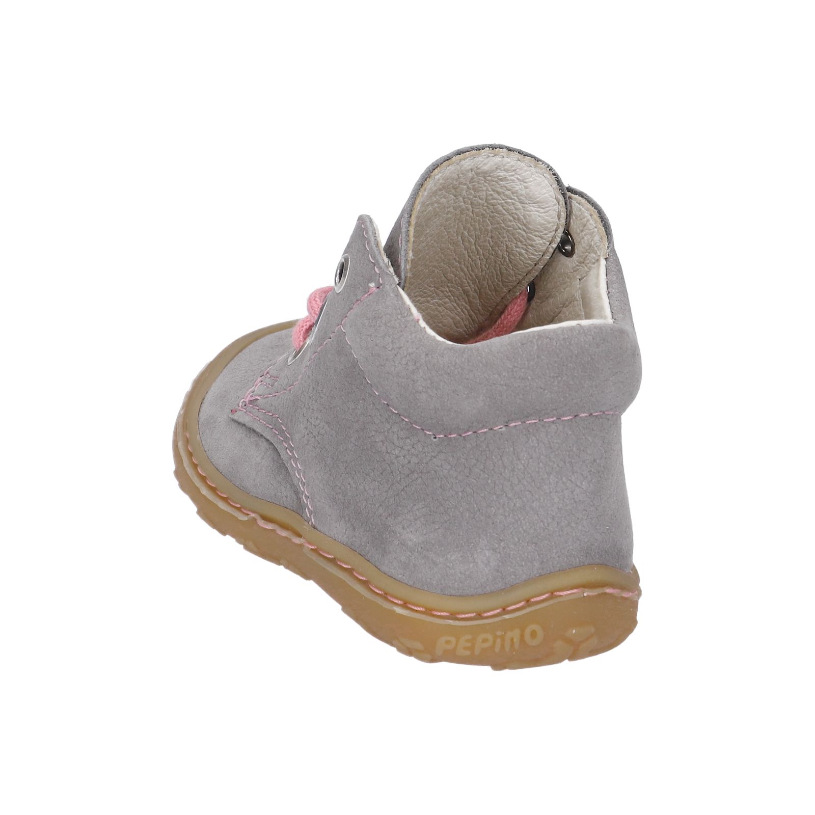 PEPINO-Kinderschuhe-CORY-Lauflernschuhe-grau-Schnürung-Mädchen-Mittel PEPINO-Kinderschuhe-CORY-Lauflernschuhe-grau-Schnürung-Mädchen-Mittel