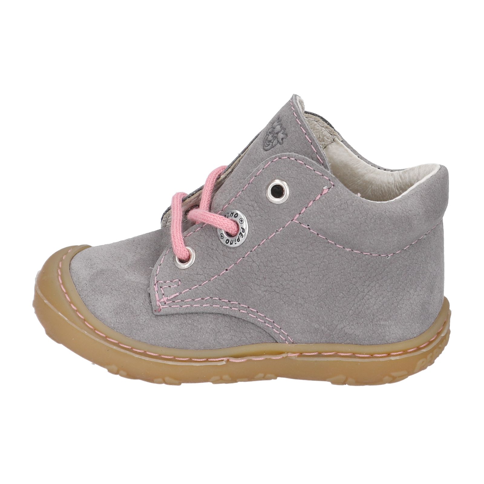 PEPINO-Kinderschuhe-CORY-Lauflernschuhe-grau-Schnürung-Mädchen-Mittel PEPINO-Kinderschuhe-CORY-Lauflernschuhe-grau-Schnürung-Mädchen-Mittel