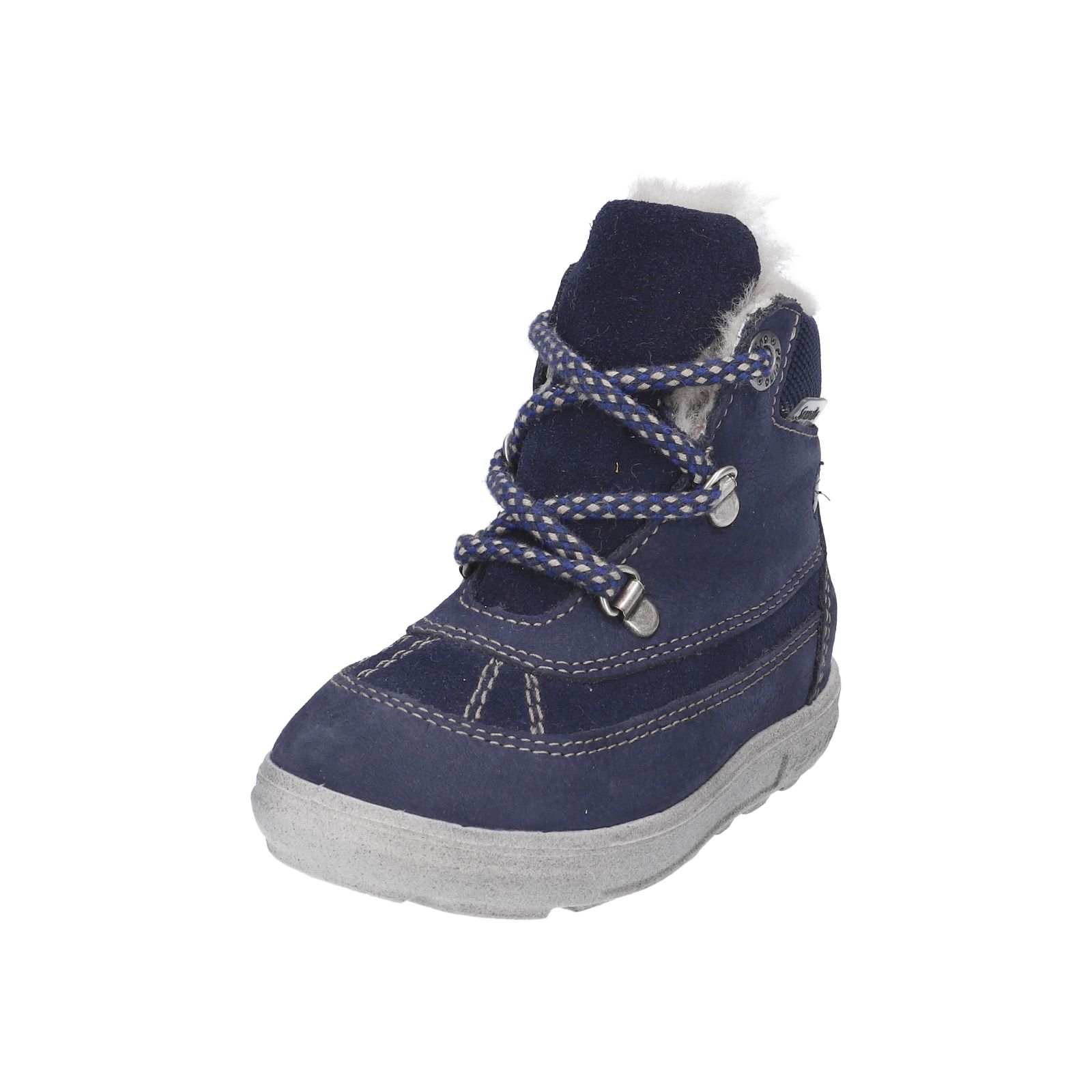 PEPINO-Kinderschuhe-PAOLO-Winterboots-blau-Schnürung-Jungen-Weit PEPINO-Kinderschuhe-PAOLO-Winterboots-blau-Schnürung-Jungen-Weit