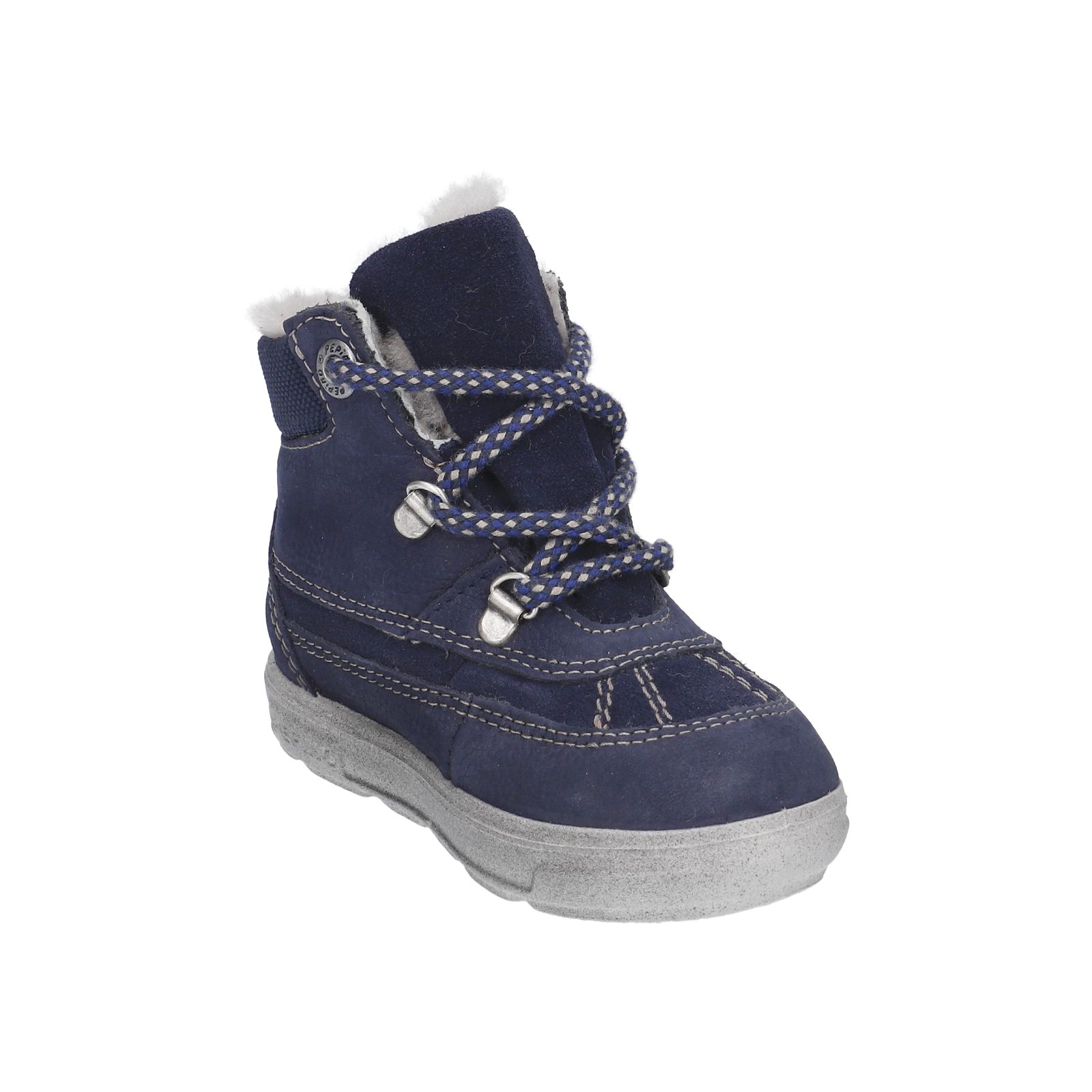 PEPINO-Kinderschuhe-PAOLO-Winterboots-blau-Schnürung-Jungen-Weit PEPINO-Kinderschuhe-PAOLO-Winterboots-blau-Schnürung-Jungen-Weit