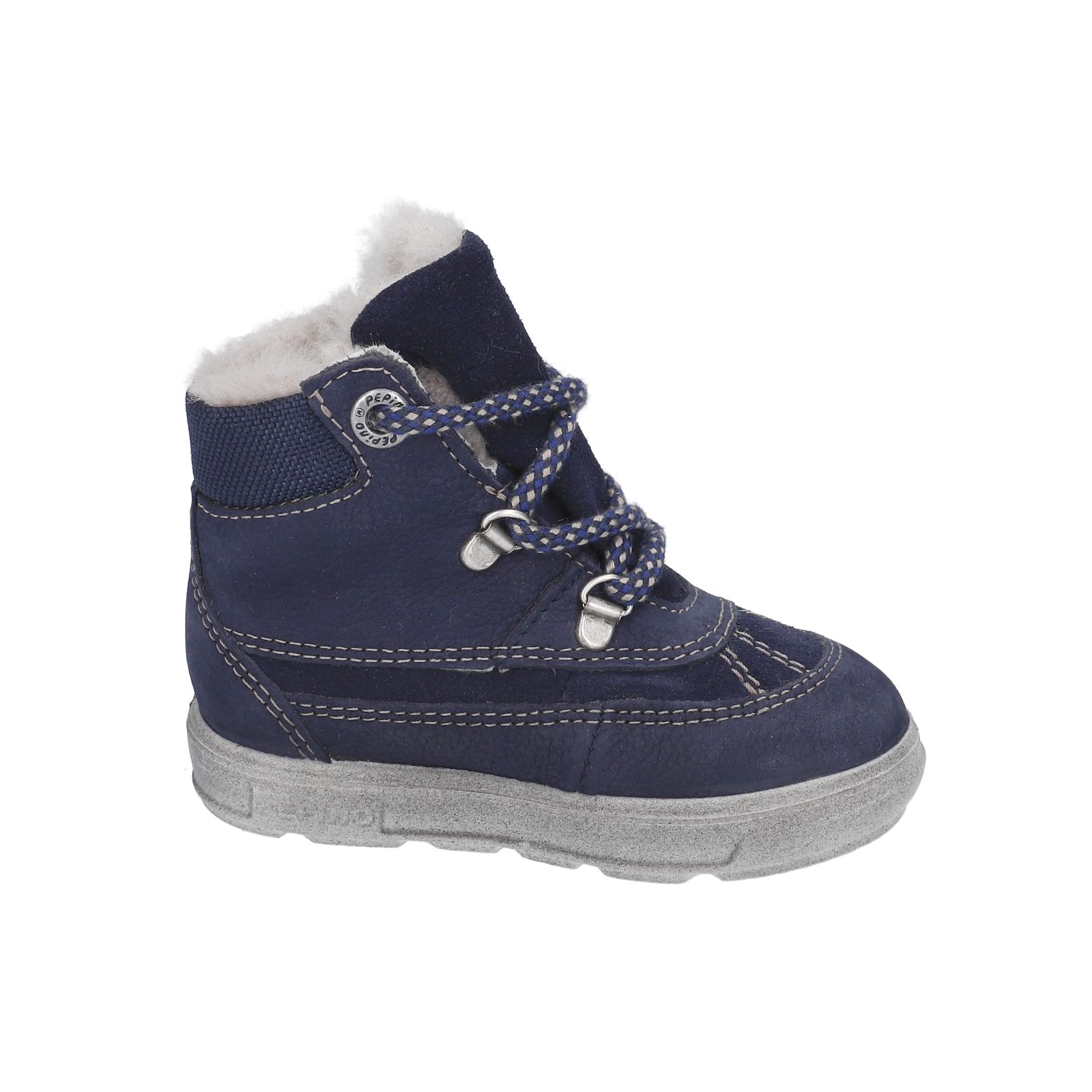 PEPINO-Kinderschuhe-PAOLO-Winterboots-blau-Schnürung-Jungen-Weit PEPINO-Kinderschuhe-PAOLO-Winterboots-blau-Schnürung-Jungen-Weit
