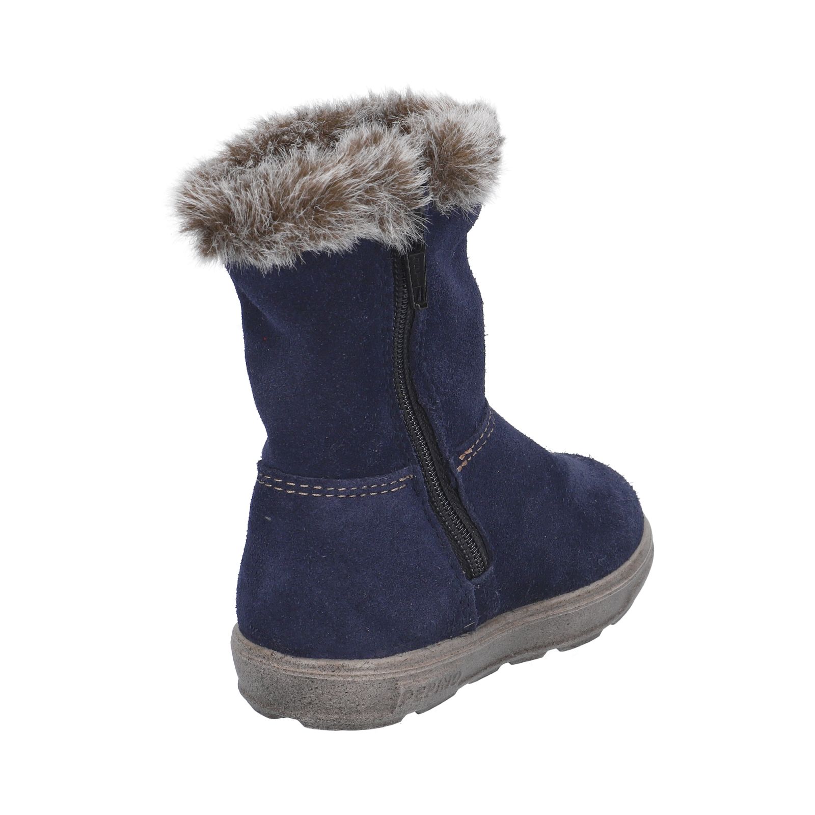 PEPINO-Kinderschuhe-USKY-Winterboots-blau-Reißverschluss-Mädchen-Mittel