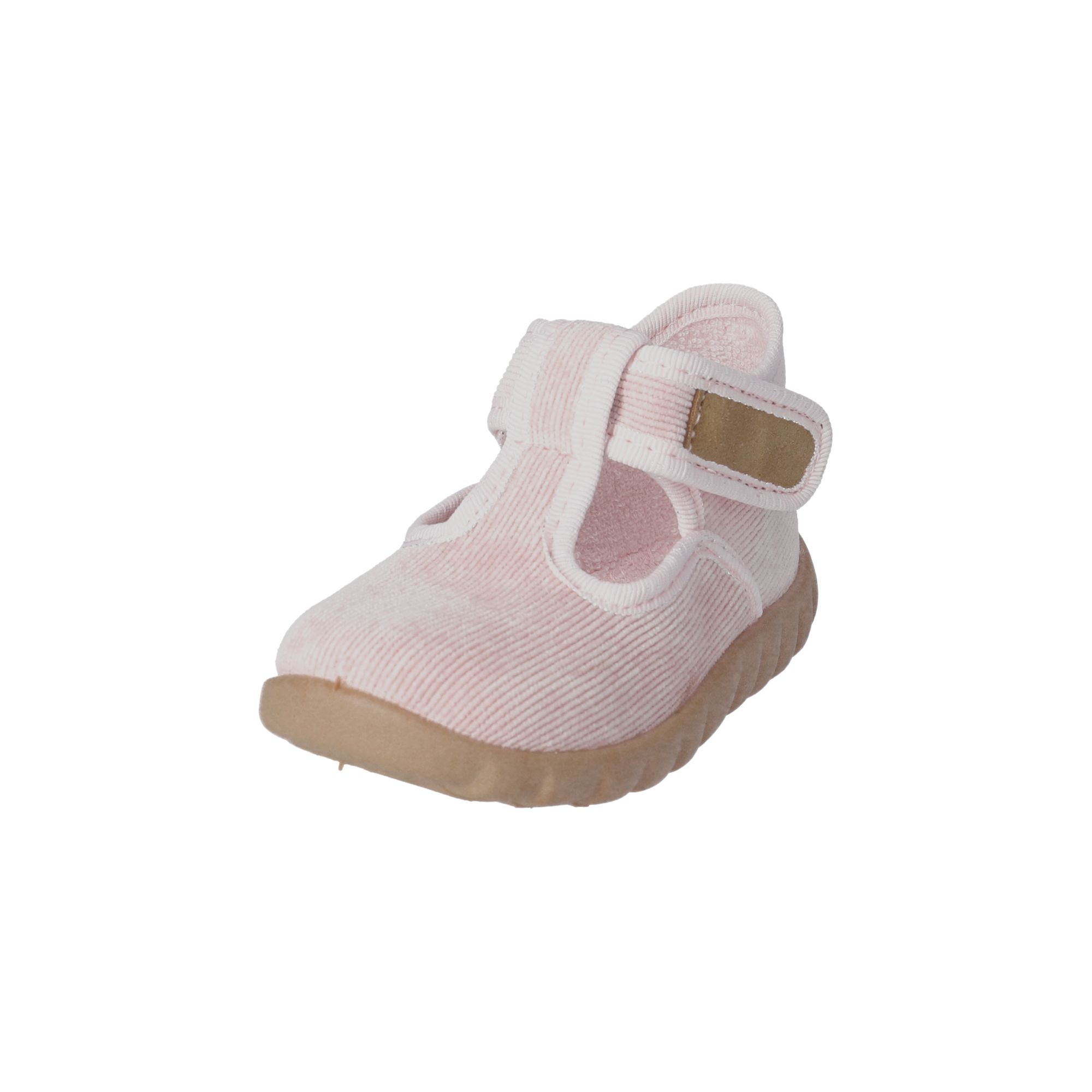 Kinder Klett-Hausschuhe Rosa
