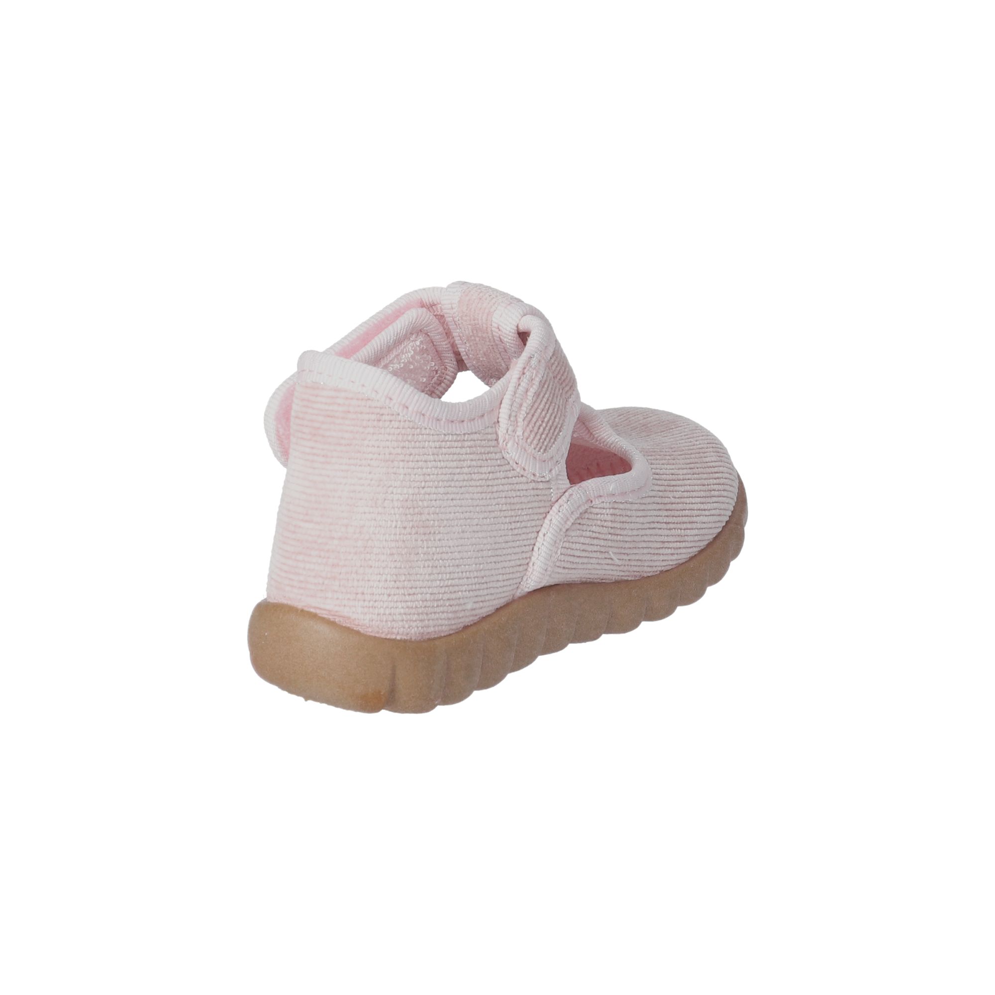 Kinder Klett-Hausschuhe Rosa