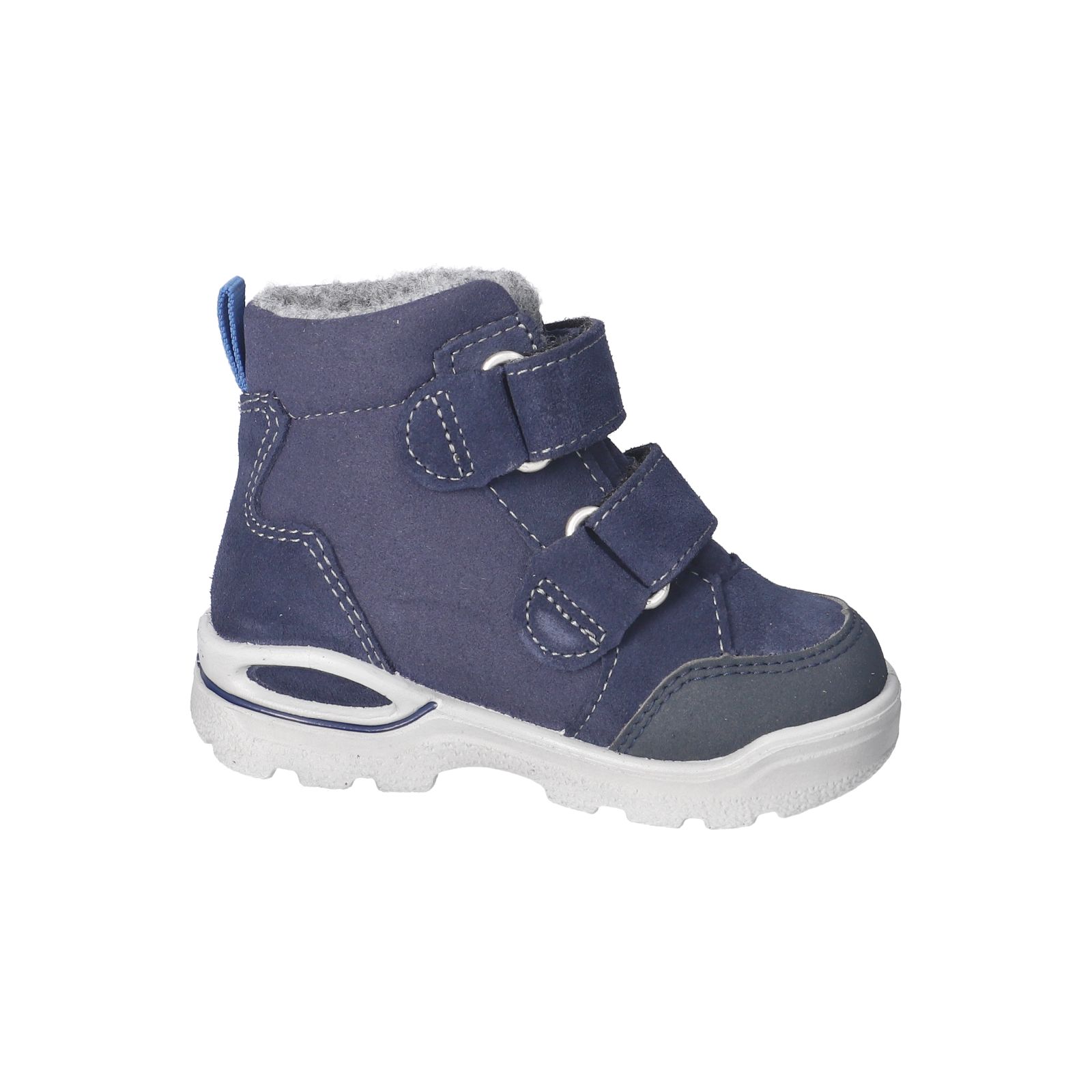 PEPINO-Kinderschuhe-JANNE-Winterboots-blau-Schnürung-Jungen-Mittel