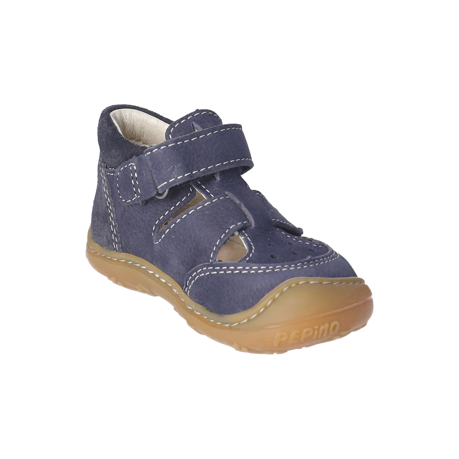 PEPINO-Kinderschuhe-ENI-Lauflernschuhe-blau-Klettverschluss-Jungen-Mittel