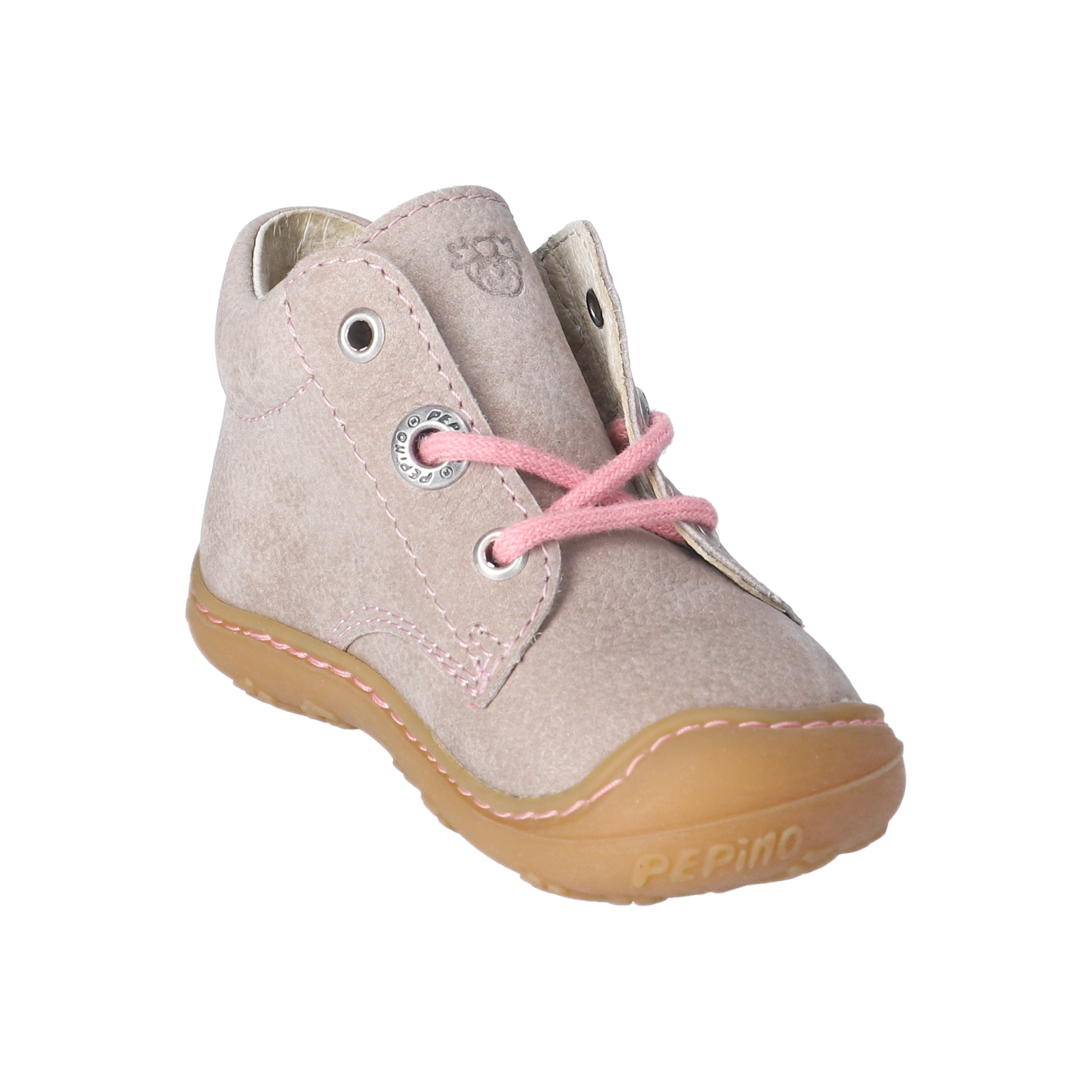 PEPINO-Kinderschuhe-CORY-Lauflernschuhe-beige-Schnürung-Mädchen-Mittel PEPINO-Kinderschuhe-CORY-Lauflernschuhe-beige-Schnürung-Mädchen-Mittel